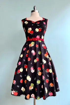 Apple Dress in Red and Black by Voodoo Vixen