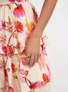 Autumn floral dress