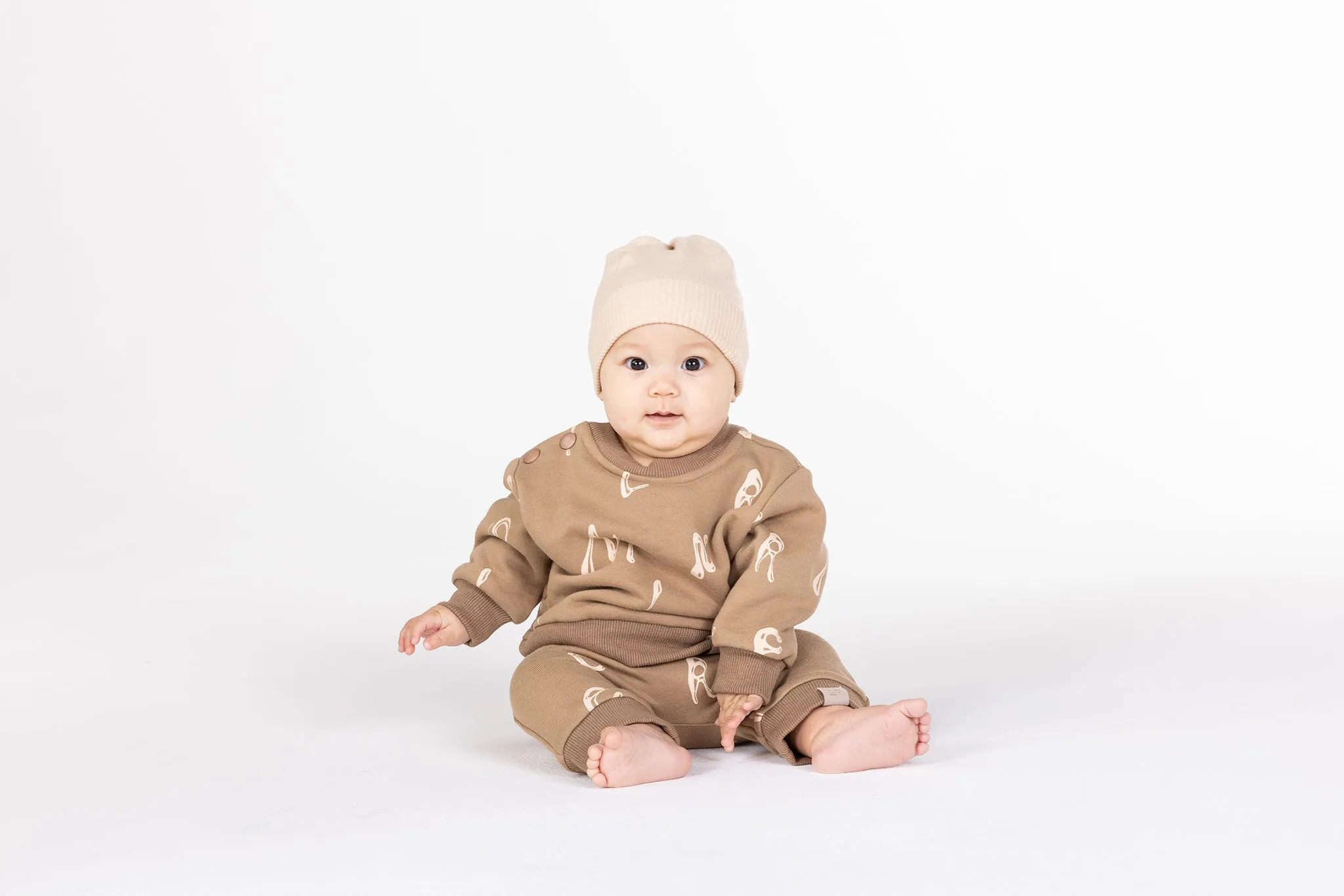 Baby Hi-Low Terry Sweatshirt - Brown