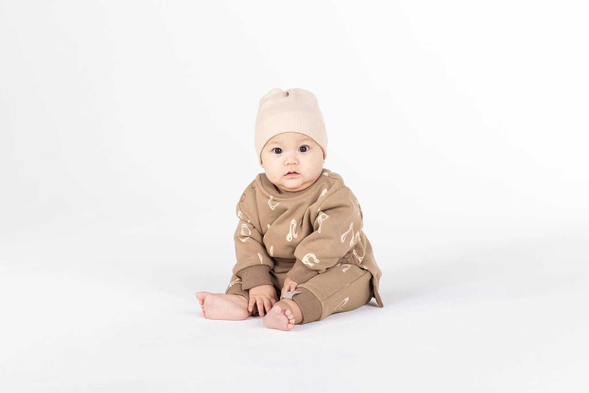 Baby Hi-Low Terry Sweatshirt - Brown