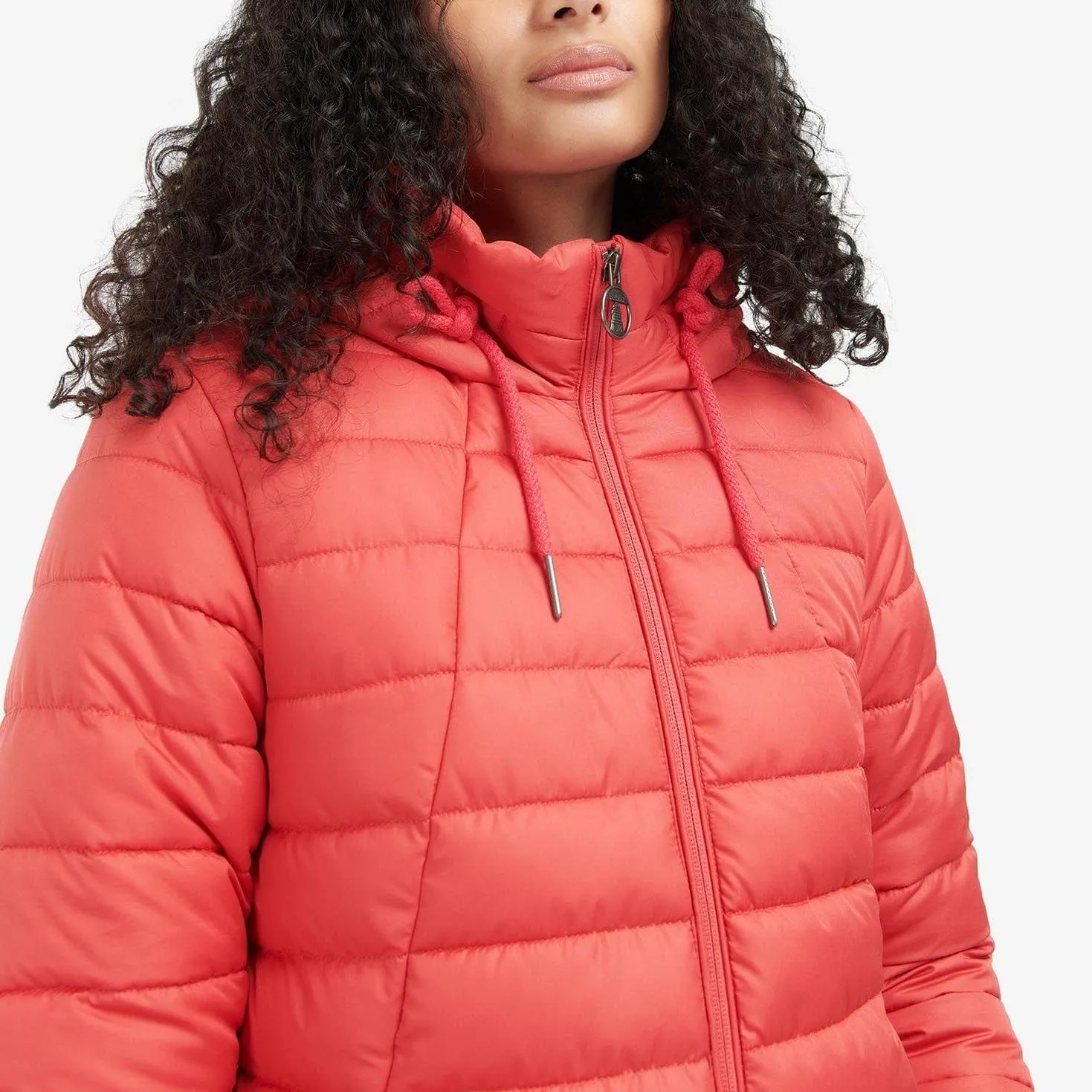 Barbour Coraline Quilted Jacket Coral