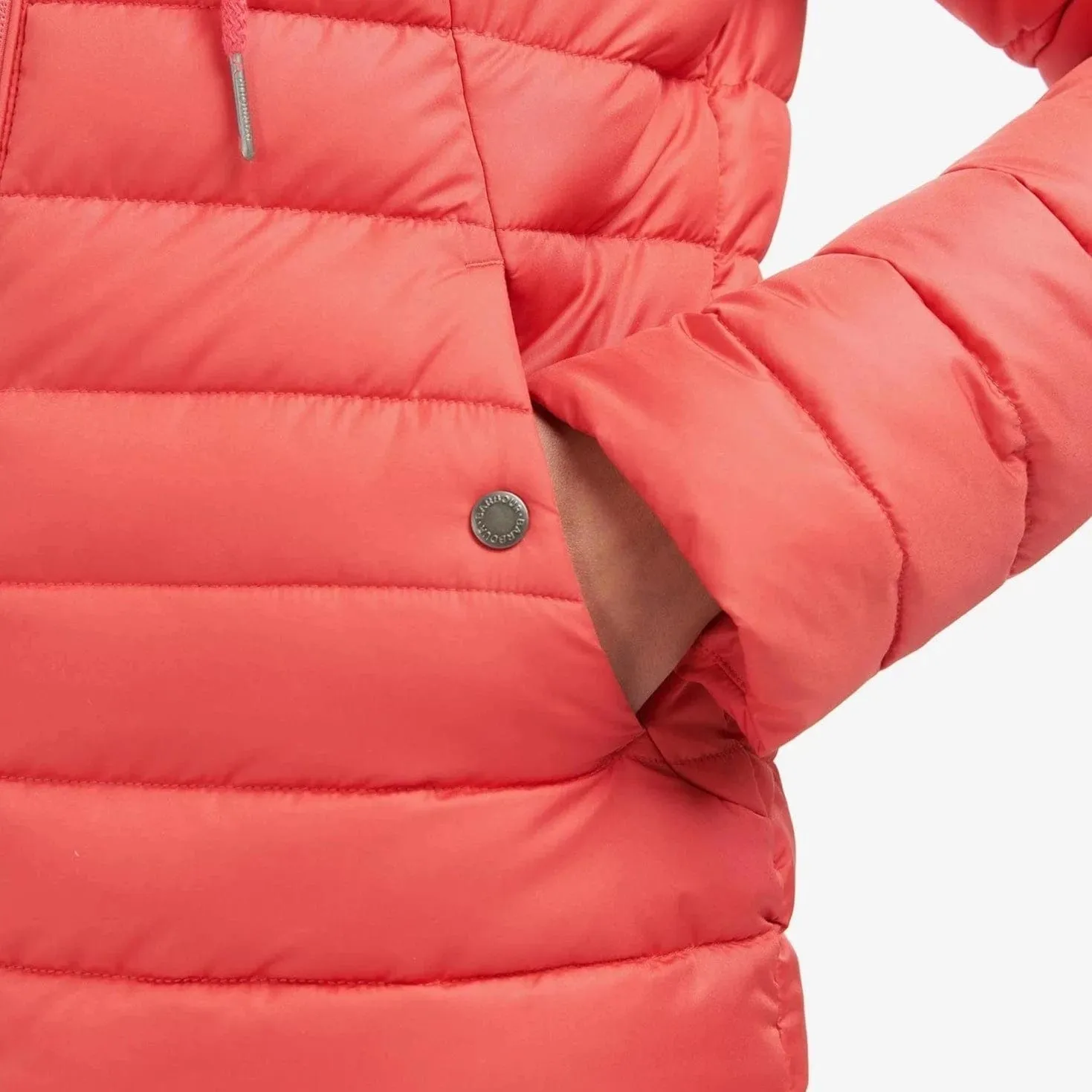 Barbour Coraline Quilted Jacket Coral