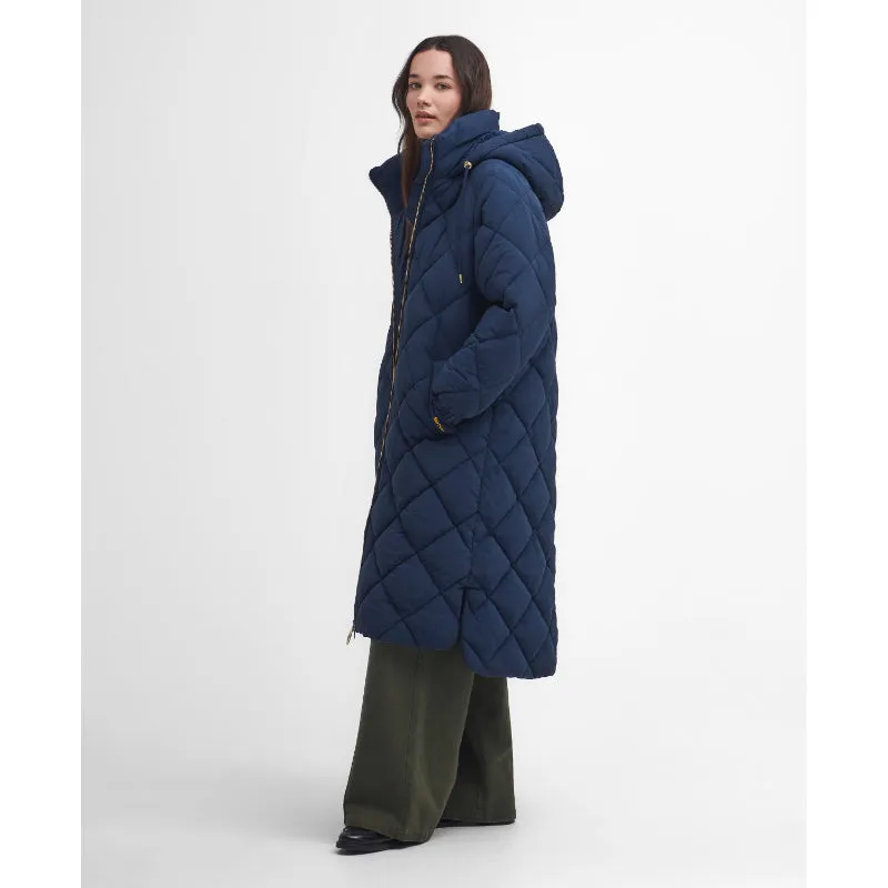 Barbour Kirkton Ladies Puffer Jacket - Navy/Classic