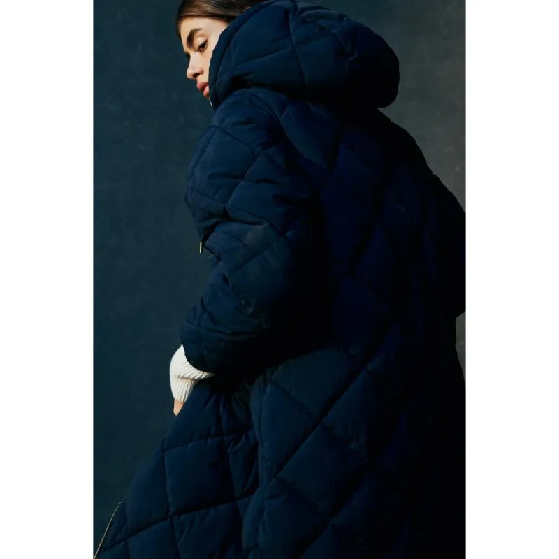 Barbour Kirkton Ladies Puffer Jacket - Navy/Classic