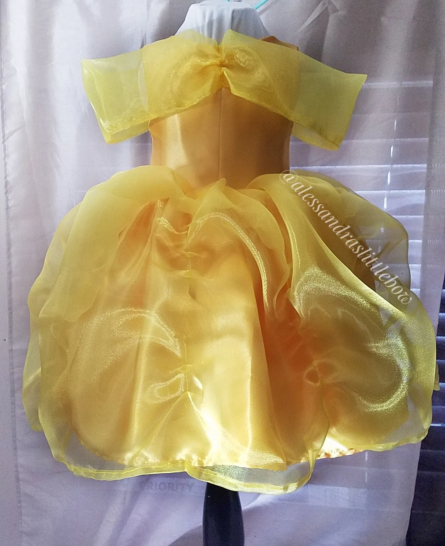 Belle inspired Couture Dress