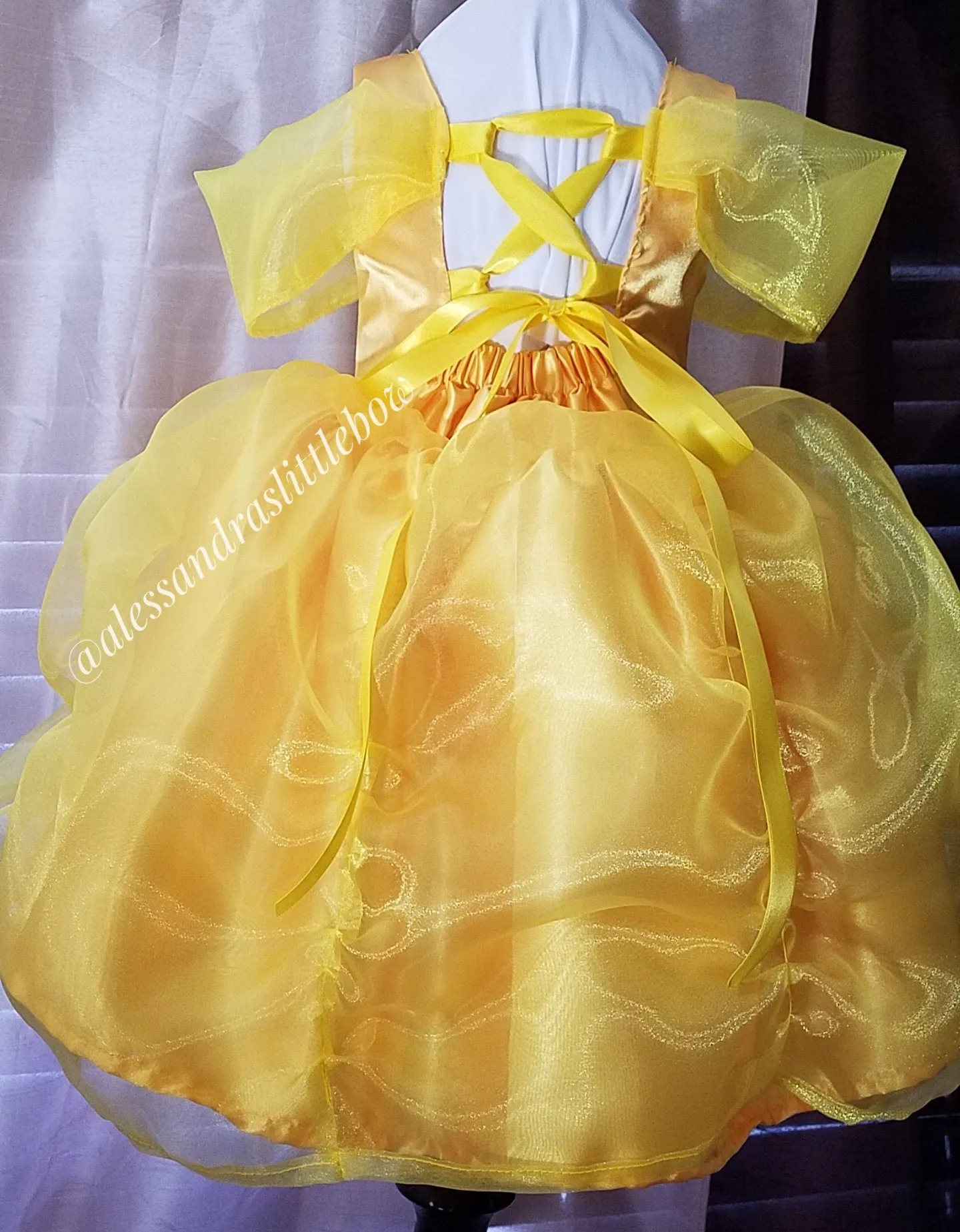 Belle inspired Couture Dress