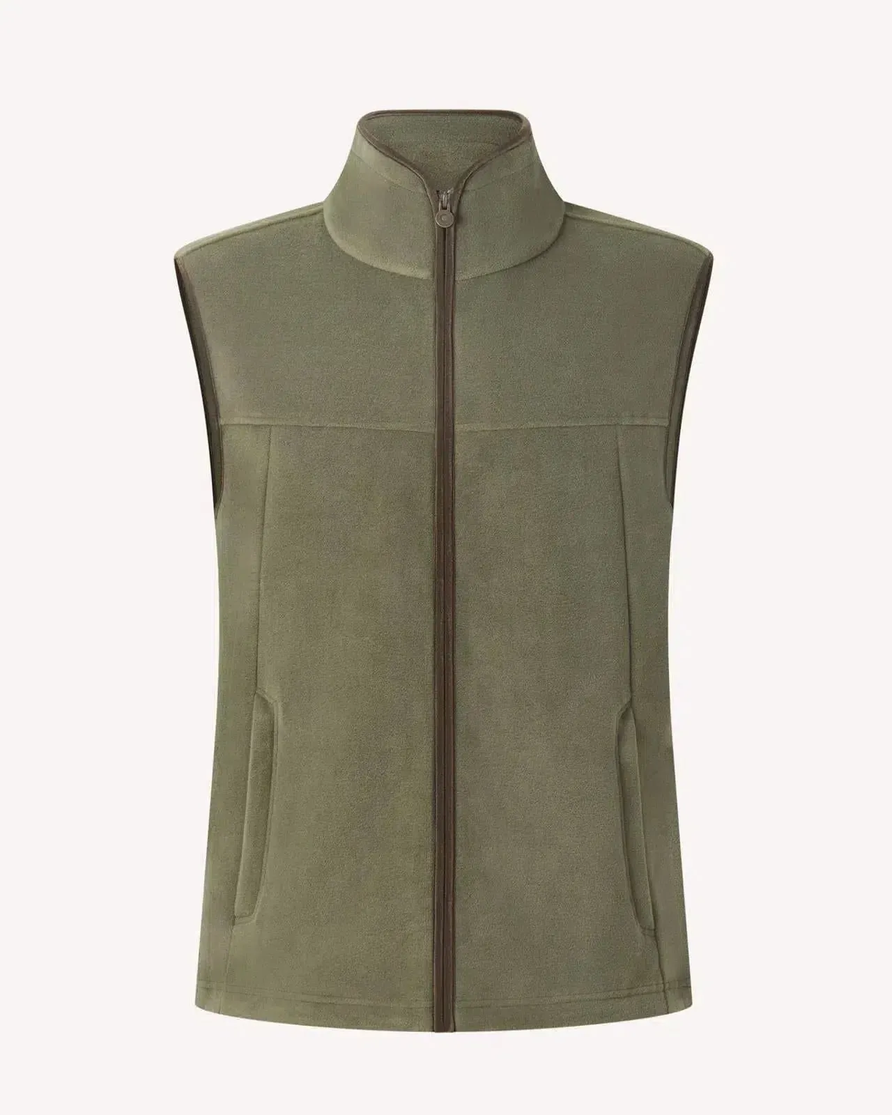 Bernard Weatherill Full Zip Fleece Gilet Forest Green