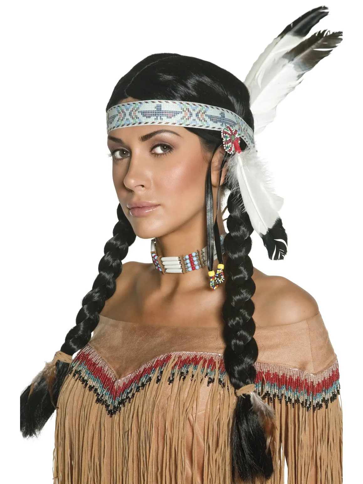 Black Native American Inspired Wig