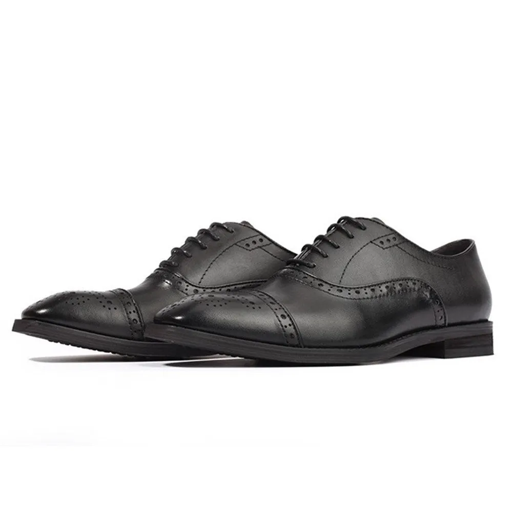 Brogue Carving Elegant Oxford for Men