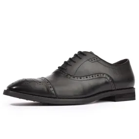 Brogue Carving Elegant Oxford for Men