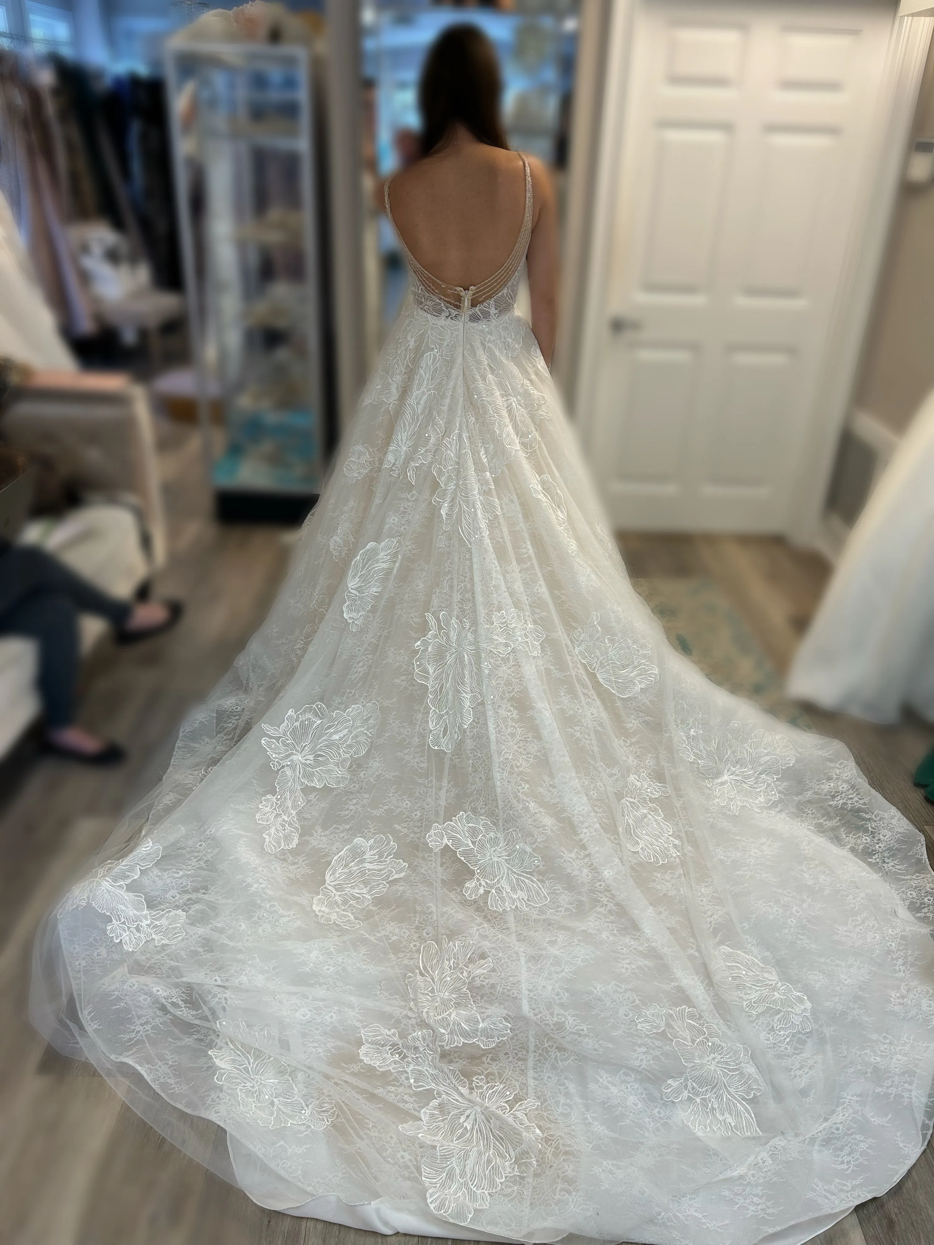 Calla Blanche 18114 Wedding Dress Sample