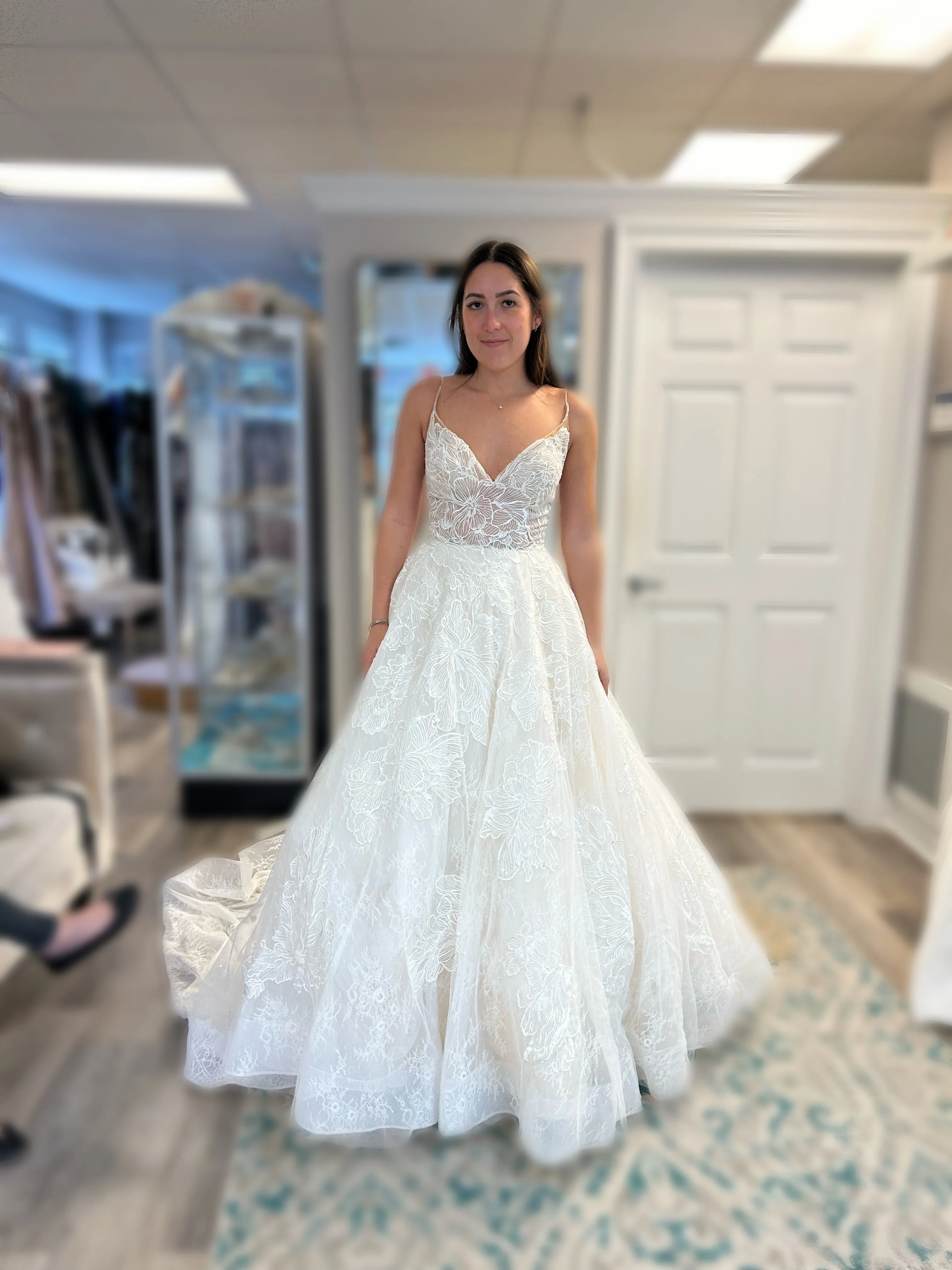 Calla Blanche 18114 Wedding Dress Sample