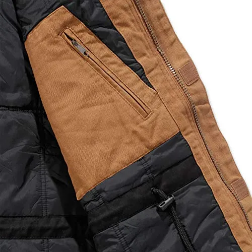 Carhartt 103283 Men's Full Swing Relaxed Fit Washed Duck Insulated Traditional Coat