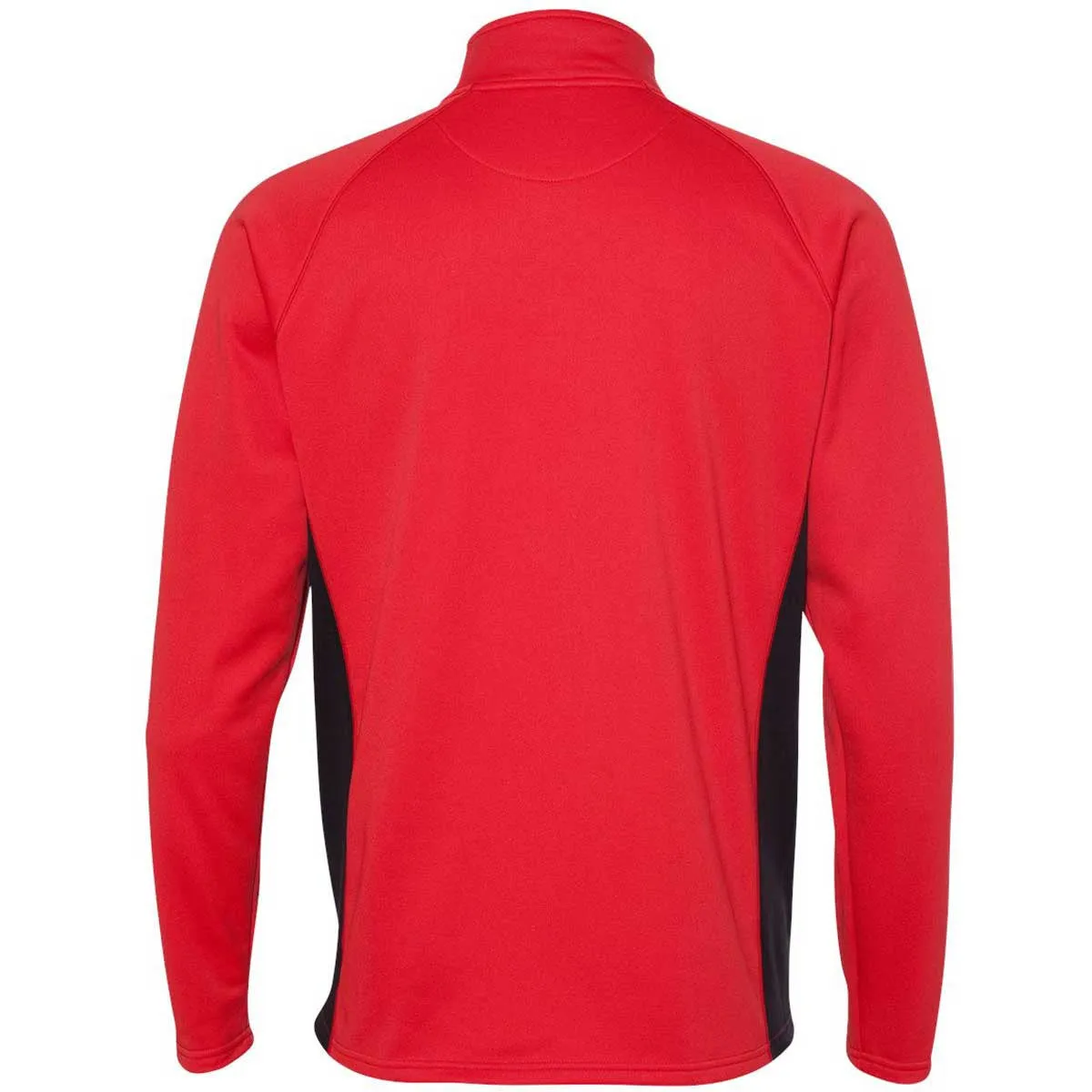 Champion Men's Scarlet/Black Performance 5.4-Ounce Colorblock Full-Zip Jacket