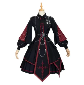 Dark Enforcer One Piece Lolita Dress