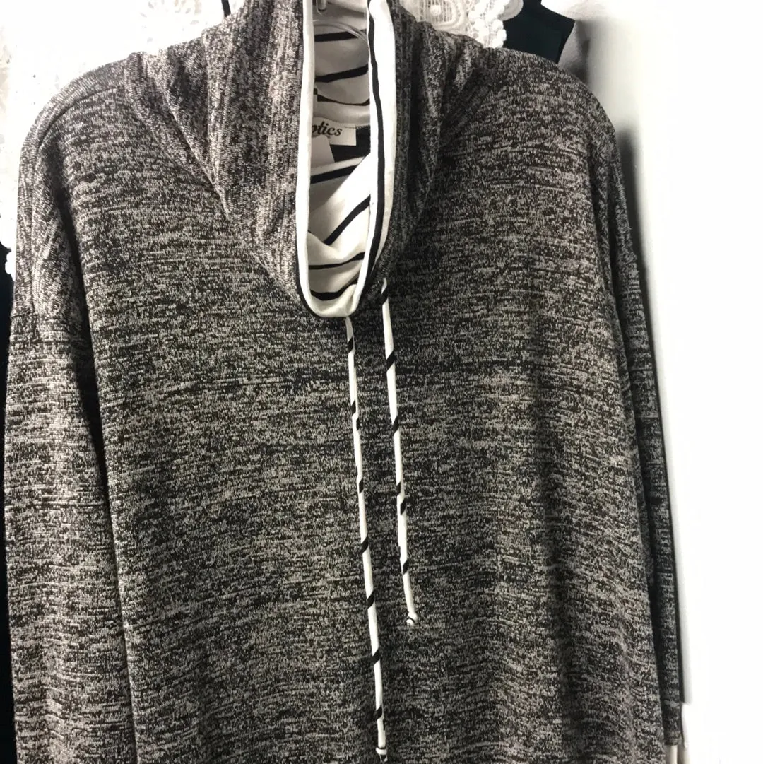 Double Layer Mock Neck