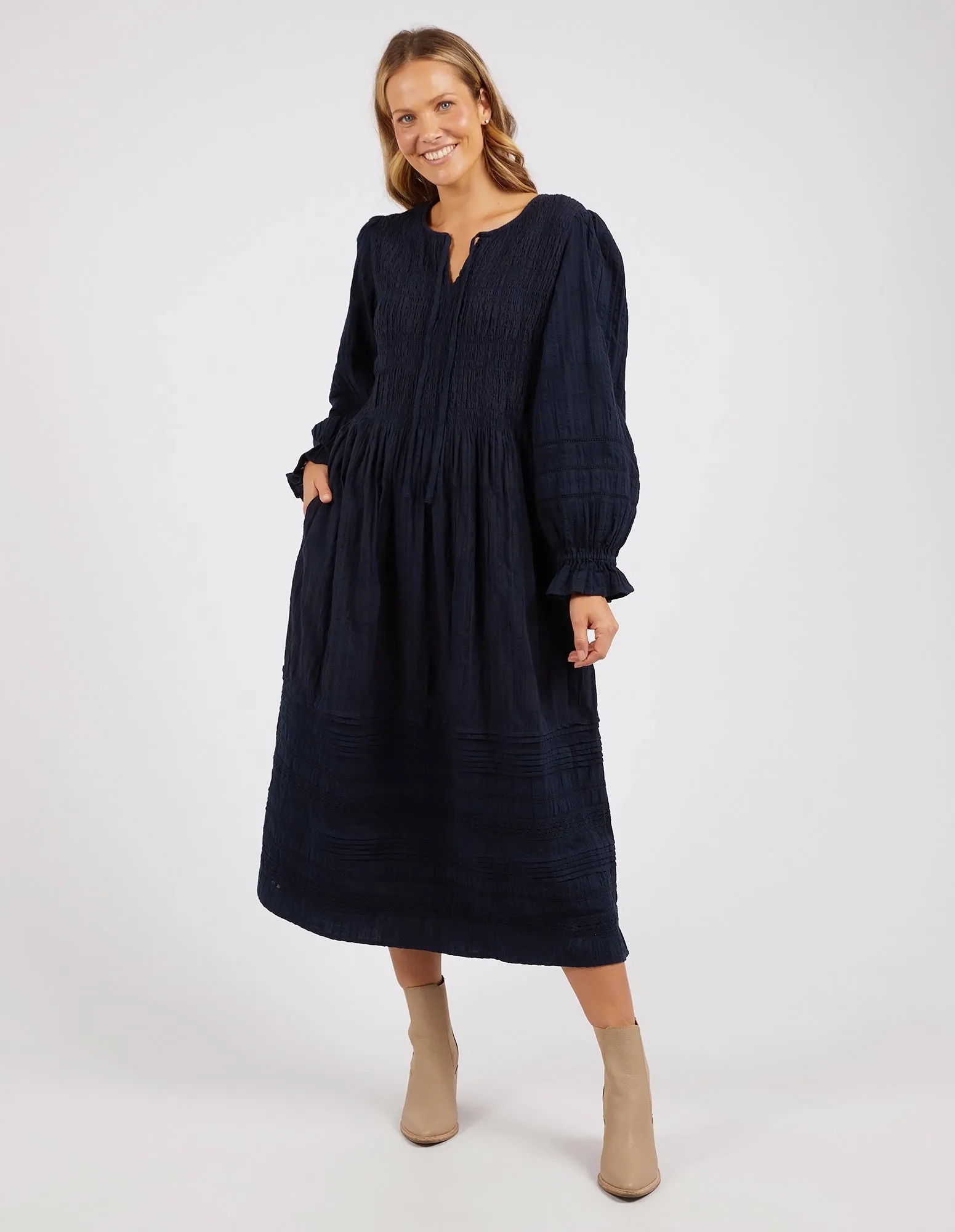 Fennel Dress Navy