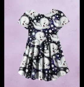 Friendly Ghost Skater Dress