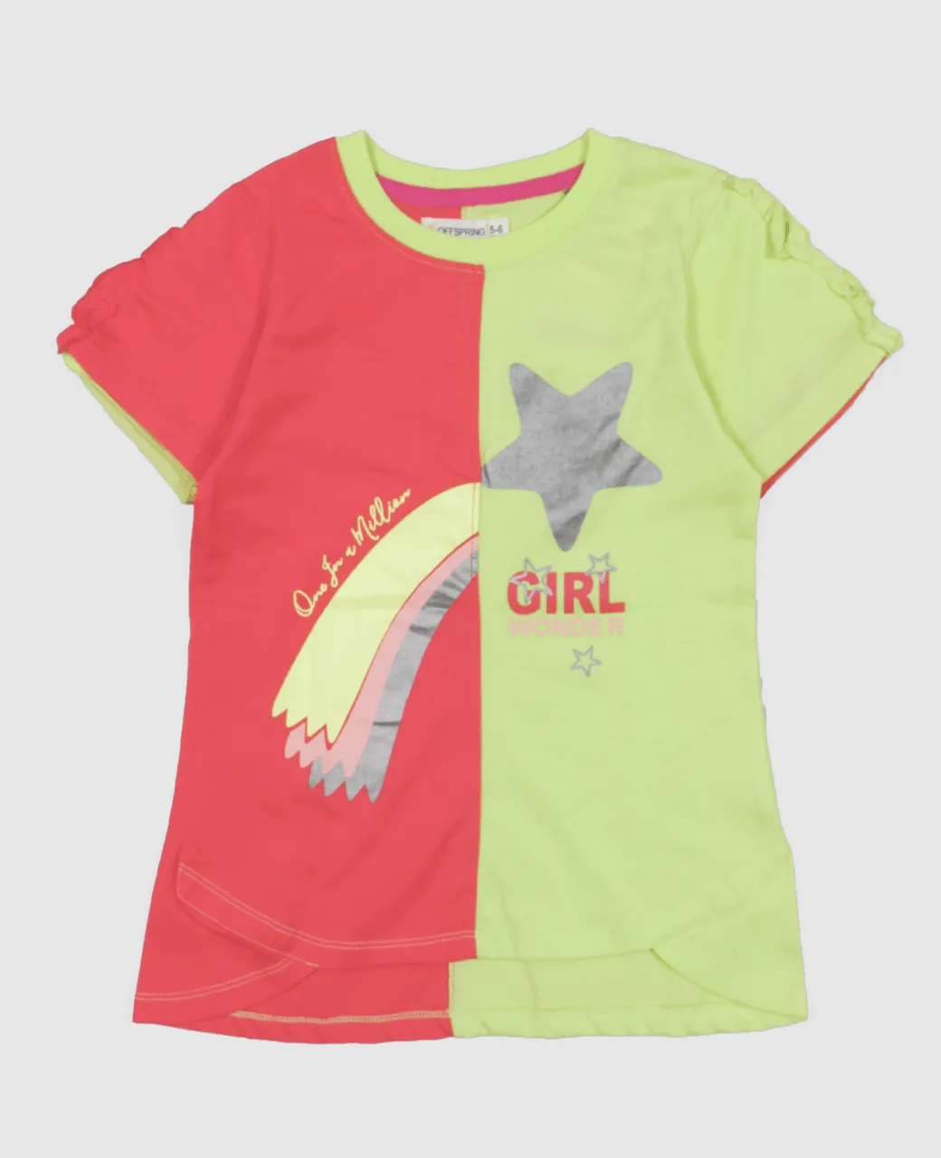 Girls S/S Graphic Top