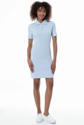 Golfer Bodycon Dress _ 152113 _ Light Blue