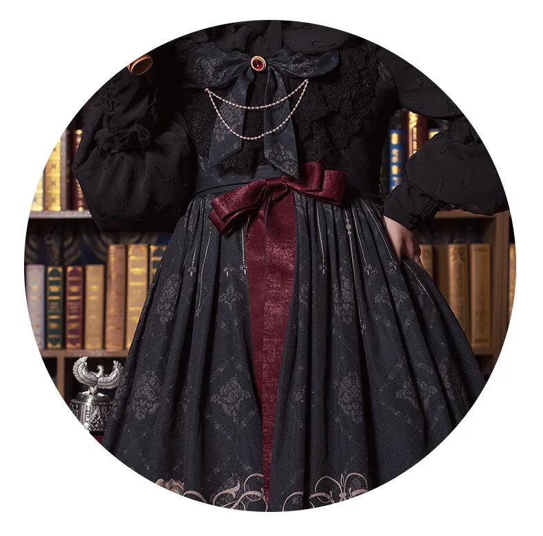 Gothic Style Vintage Sleeveless Lolita Dress