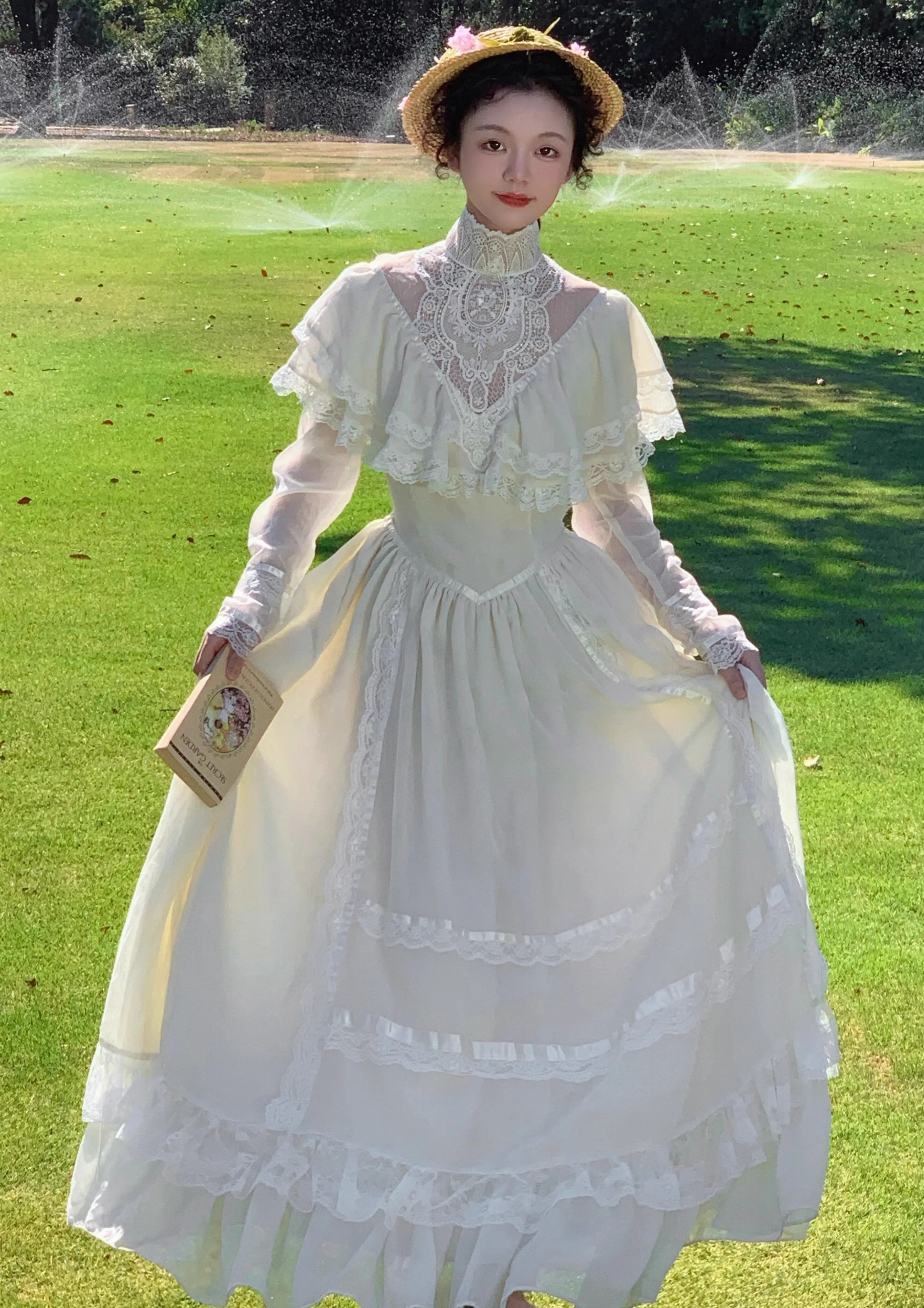 Handmade Gunne Sax Remake 70s Bridal Prairie Dress