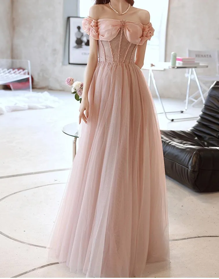 Handmade Princess Off Shoulder Prom Dress