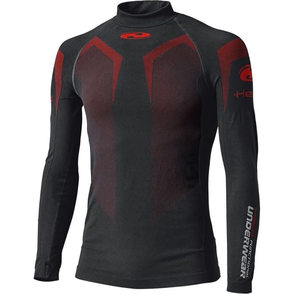 Held 3D-Skin Warm Top Ladies Base Layer Black / Red