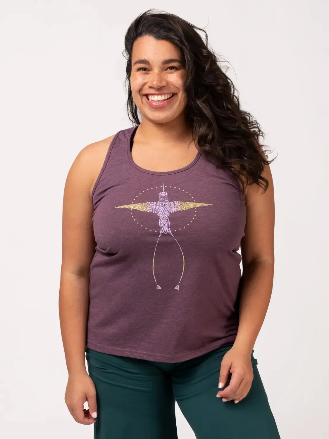 Higher Vibration Humming Bird Tank Top