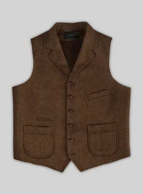 Highlander Coca Brown Tweed Hunting Vest