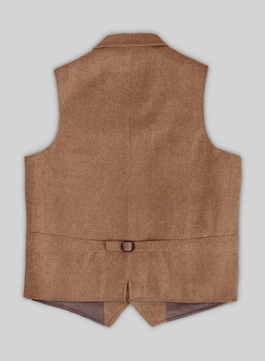 Highlander Earthy Brown Tweed Hunting Vest