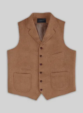 Highlander Earthy Brown Tweed Hunting Vest