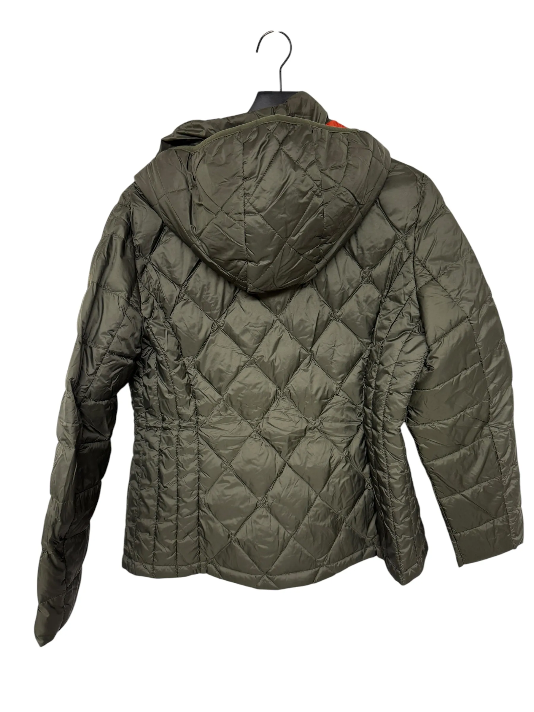 Jacket Puffer & Quilted By Lucky Brand In Green & Orange, Size: Xl