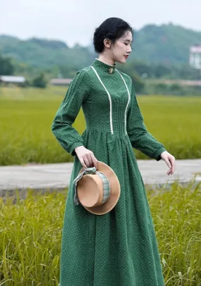 Jane Austen Style Green Dress