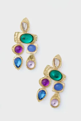 Jewel Multi Stone Earrings