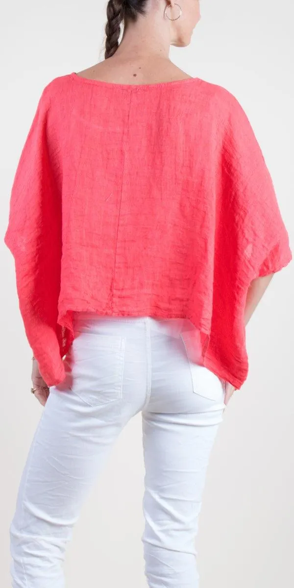 Linen Crop Top