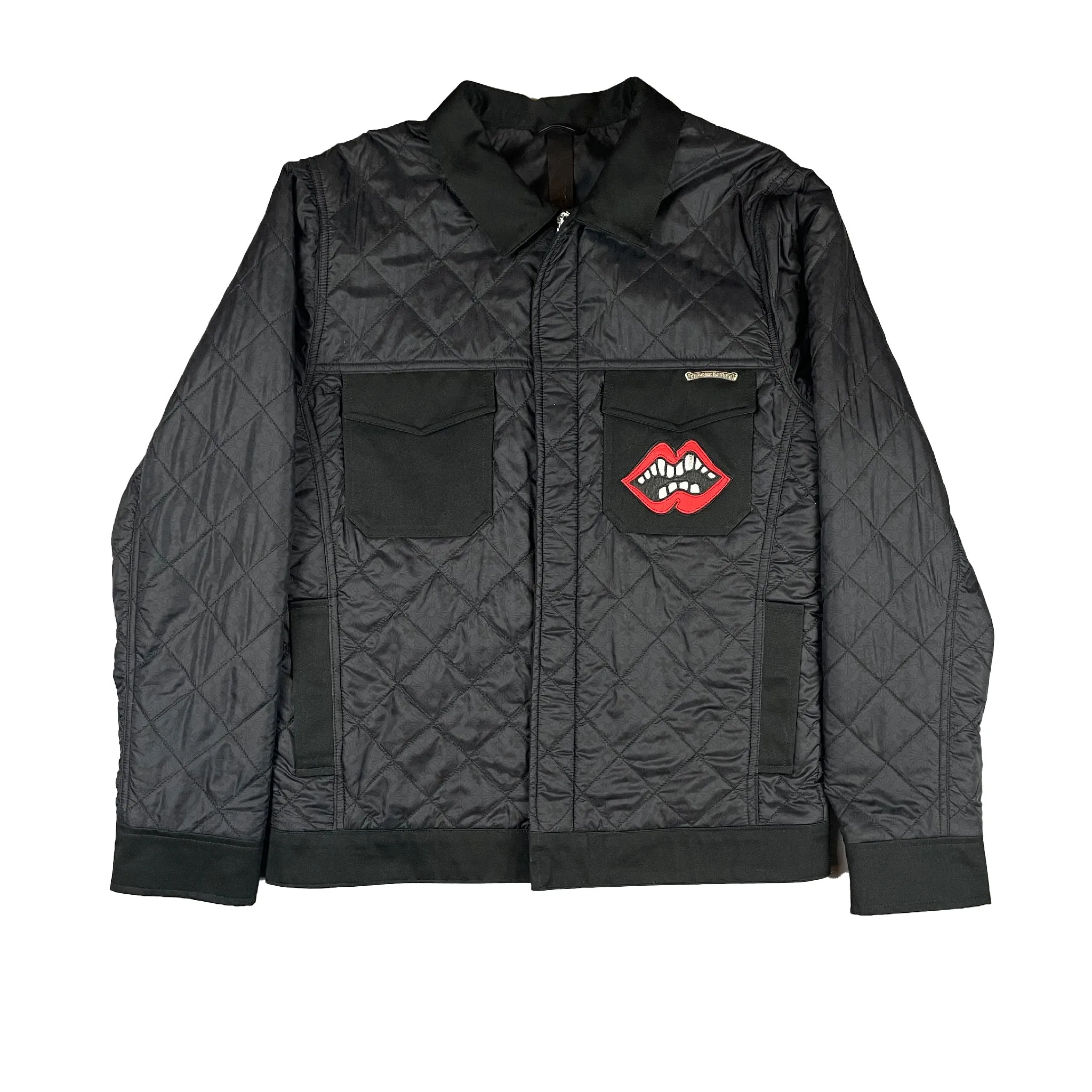 Matty Boy Chomper Quilted Nylon Monogram Coaches Jacket