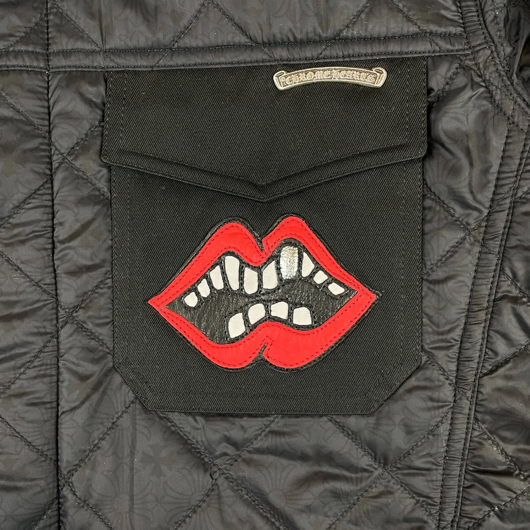 Matty Boy Chomper Quilted Nylon Monogram Coaches Jacket