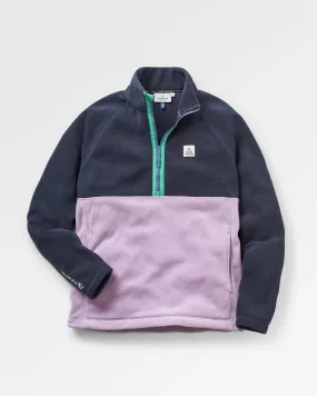 Men's Highland Recycled Polartec® Fleece - Lilac/ Deep Navy