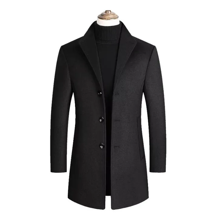 Men's Wool Blend Coat