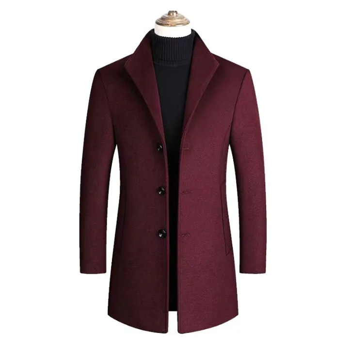 Men's Wool Blend Coat