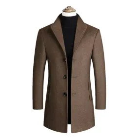 Men's Wool Blend Coat