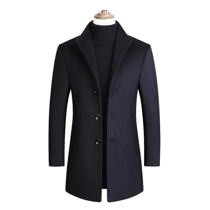 Men's Wool Blend Coat