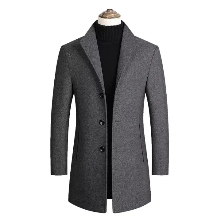 Men's Wool Blend Coat