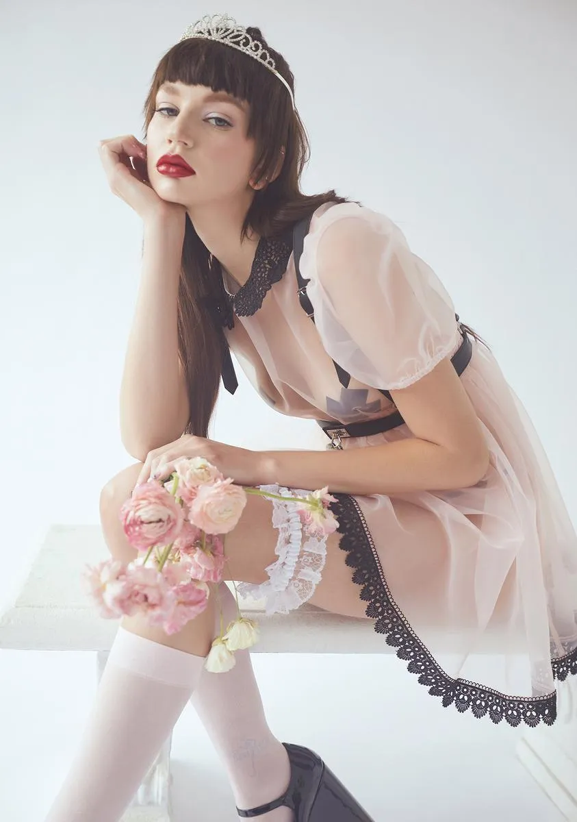 Mesmerize Me Sheer Babydoll Dress