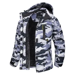 MONTANA | Thick Hooded Camo Ski Jacket