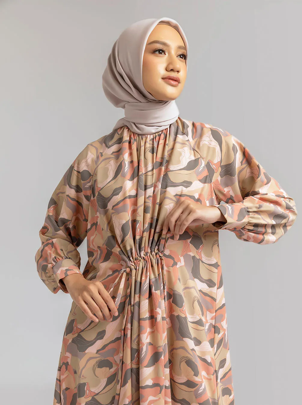 NEISHA DRESS ROSE WOOD