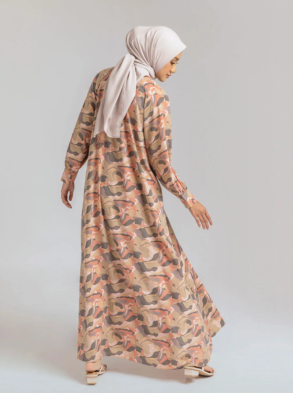 NEISHA DRESS ROSE WOOD