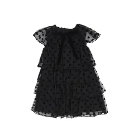 NOVE BLACK TULLE LAYER DRESS