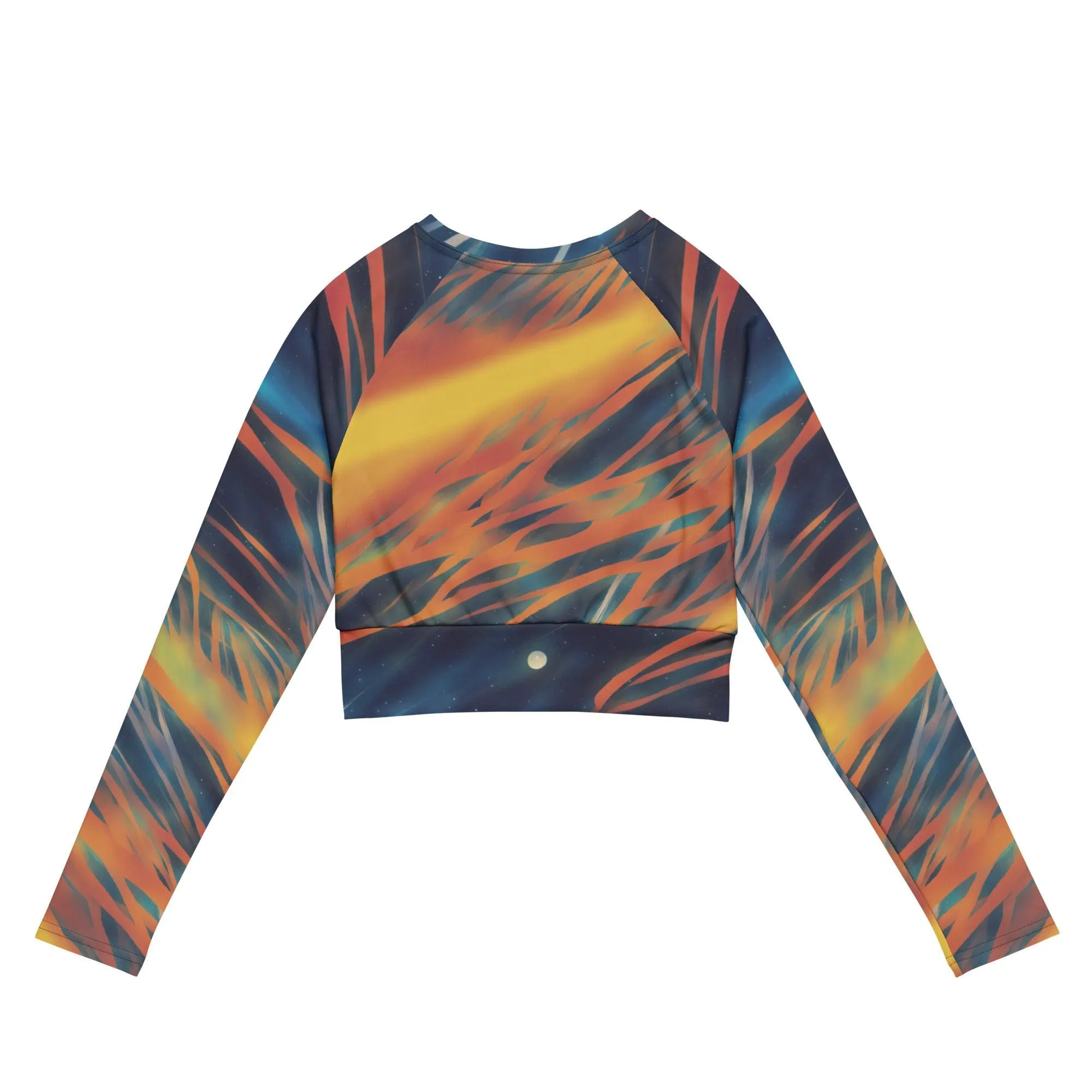 Recycled Long-sleeve Crop Top Radiant V